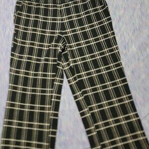Black and White Plaid Pants By Liverpool